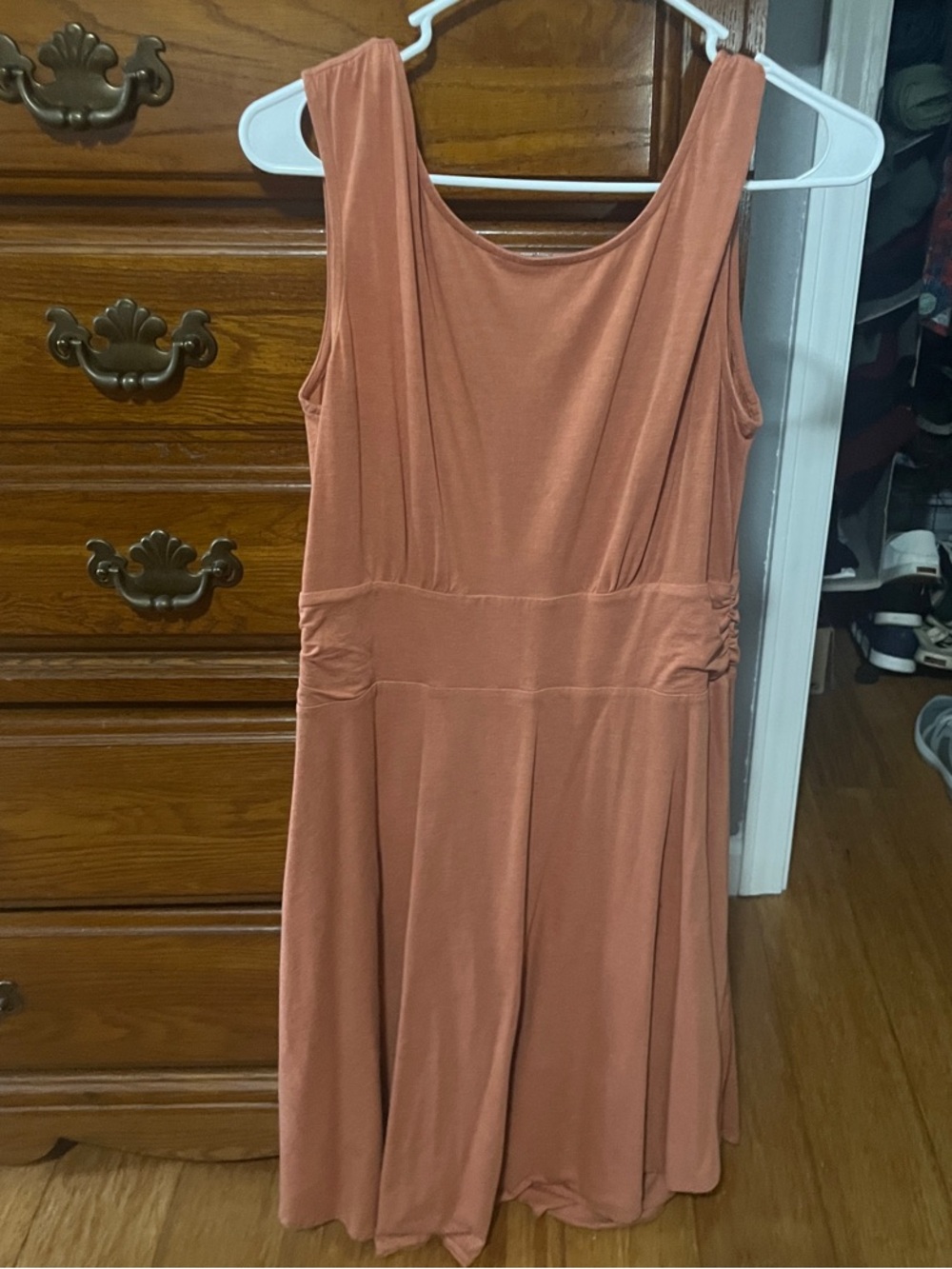 Sleeveless Rust Women's Dress
